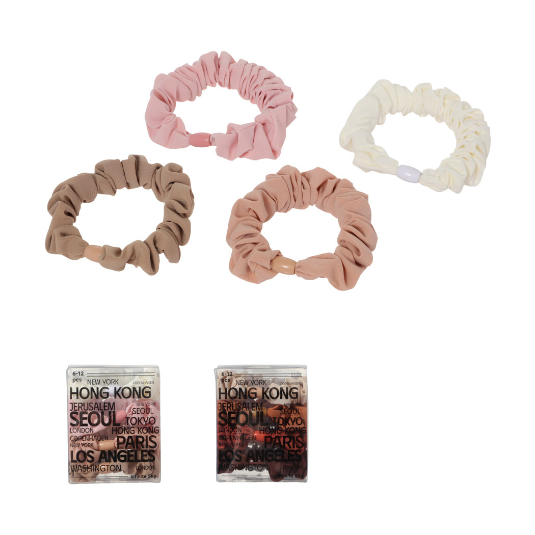 Hair Ties Set of 4 with Storage Box Any Random Color | WBM MART