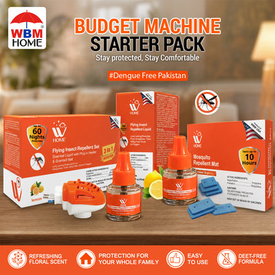 Mosquito Repellent Machine Starter Bundle – Budget Home Protection Kit | WBM Mart