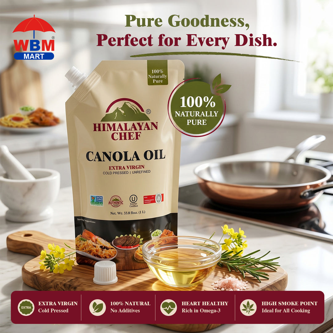 Canola Oil - 2.2 lbs (1 Ltr) | Himalayan Chef