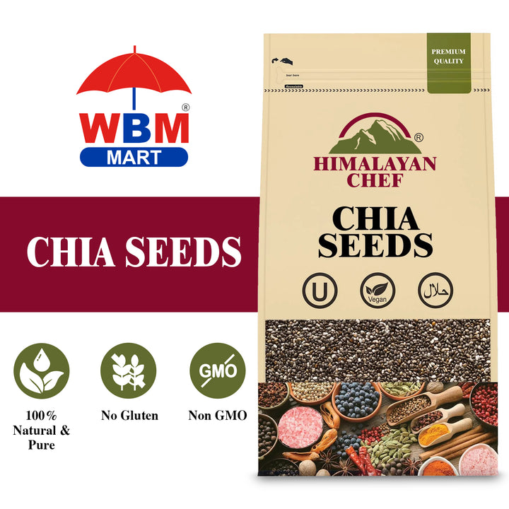 Chia Seeds 0.2lbs (100g)| Himalayan Chef