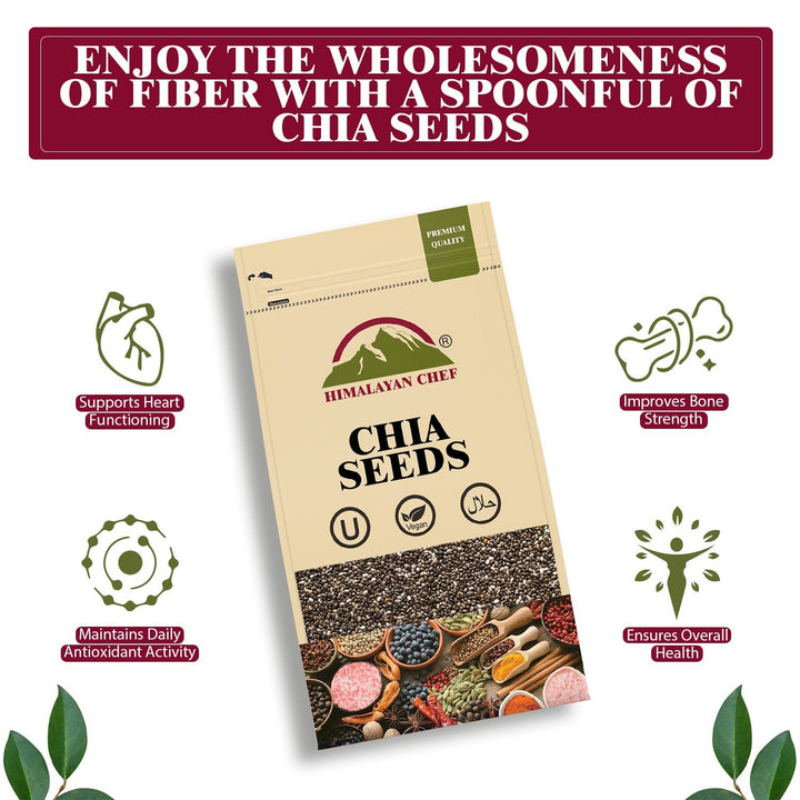 Chia Seeds 0.2lbs (100g)| Himalayan Chef
