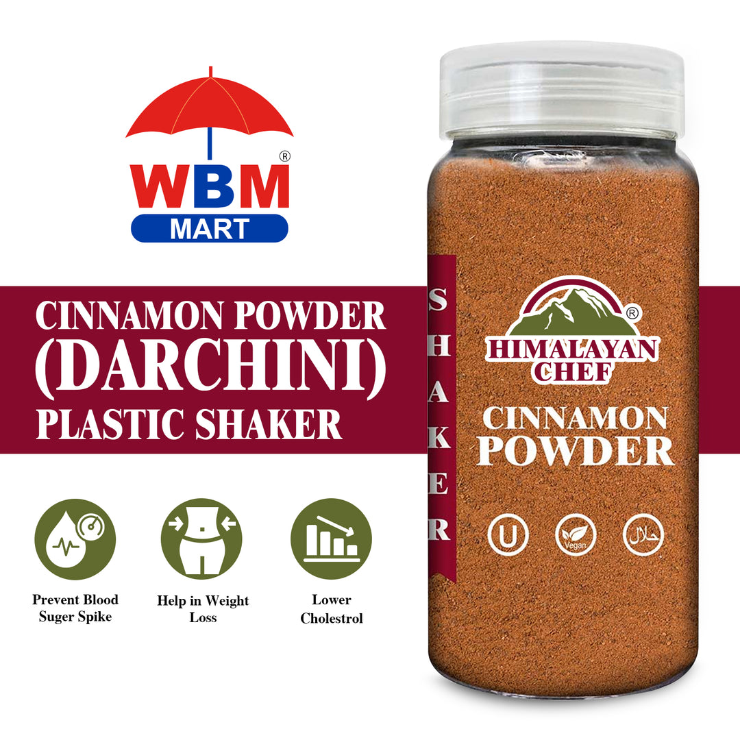 Cinnamon Powder (Darchini) Plastic Shaker - 0.33 lbs (150g) | Himalayan Chef