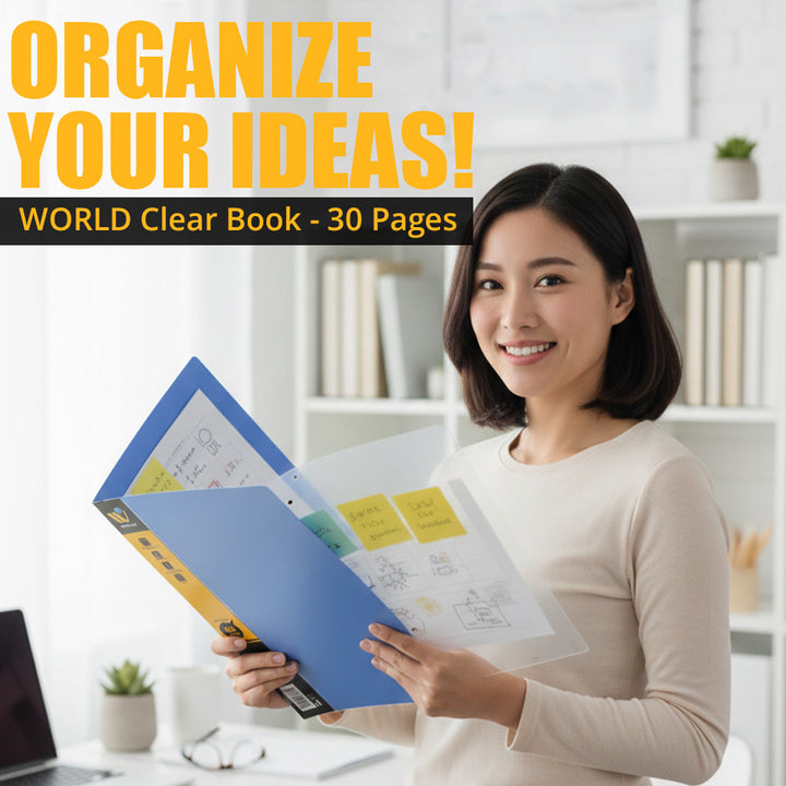 Clear Book Page Holder - 30 Pages | WBM World