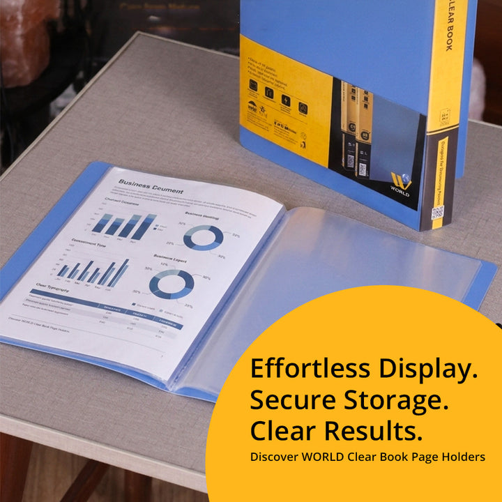 Clear Book Page Holder - 60 Pages | WBM World