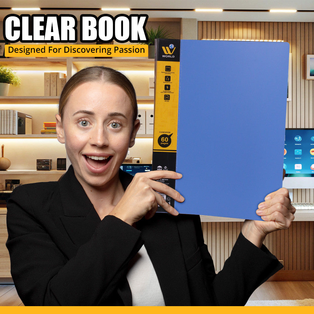 Clear Book Page Holder - 60 Pages | WBM World