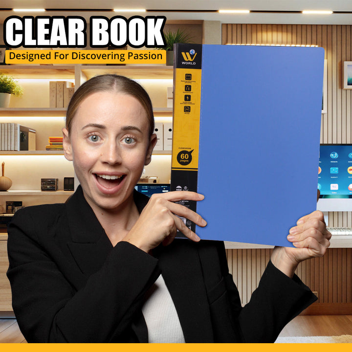 Clear Book Page Holder - 60 Pages | WBM World