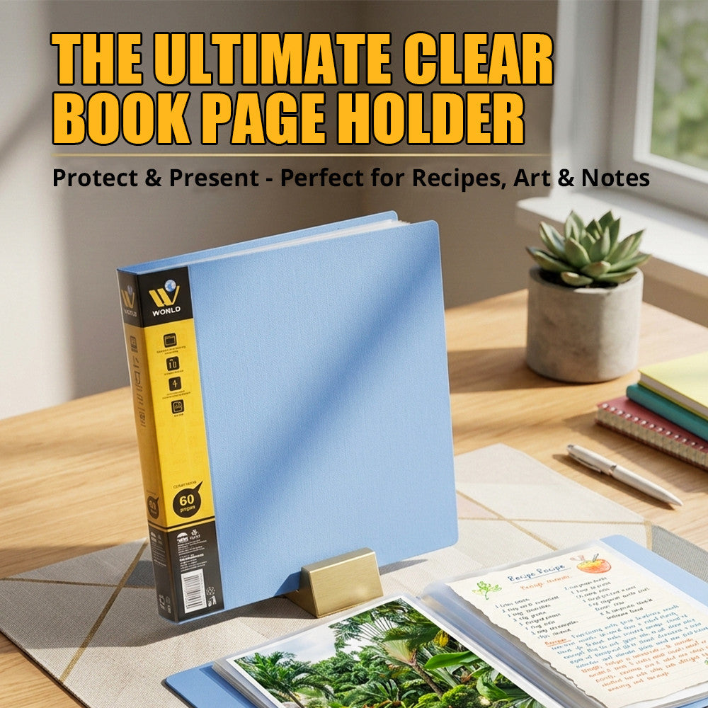 Clear Book Page Holder - 60 Pages | WBM World