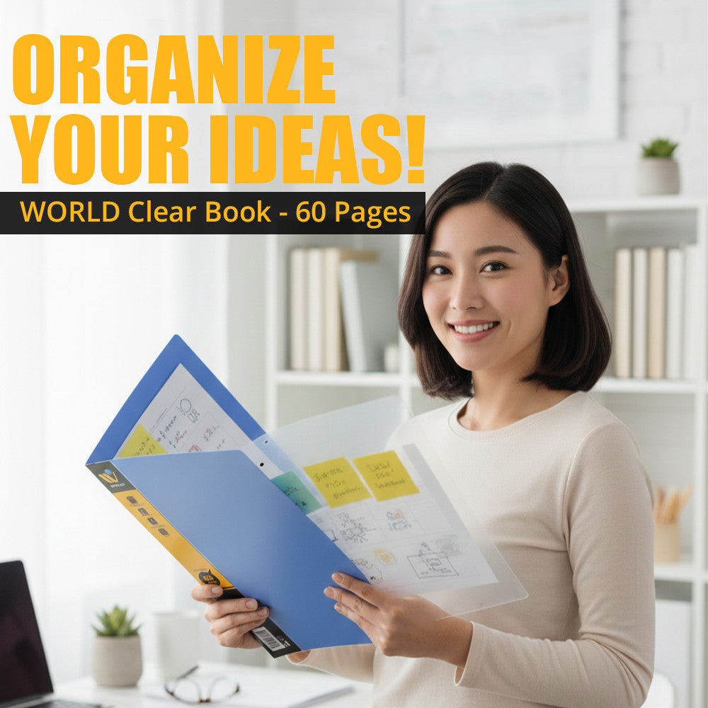 Clear Book Page Holder - 60 Pages | WBM World