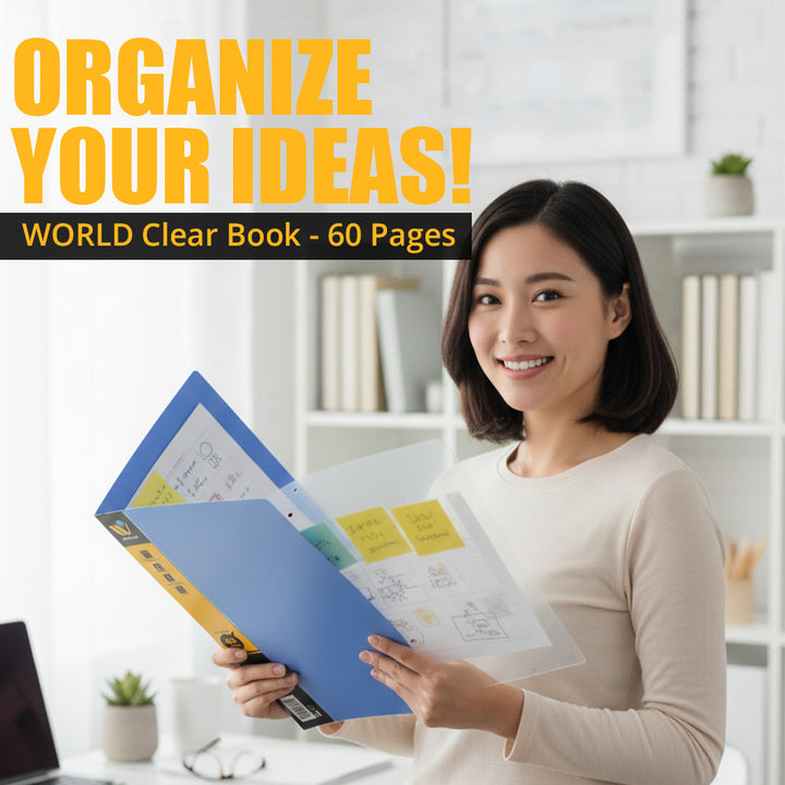 Clear Book Page Holder - 60 Pages | WBM World