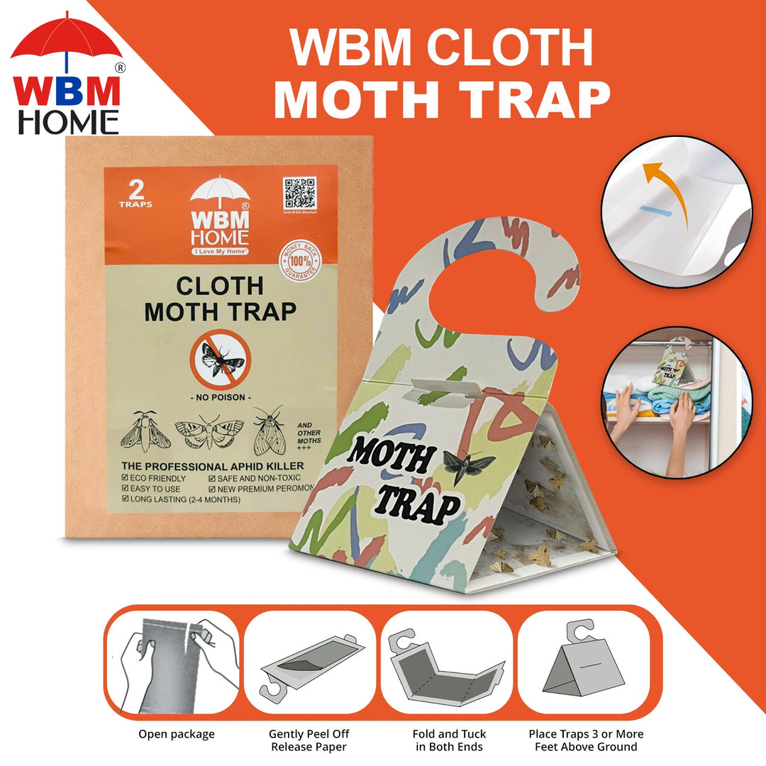 Cloth Moth Trap - 2 Pcs | WBM Home