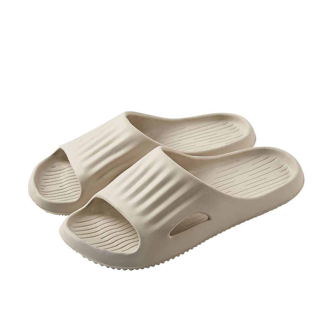 Cloud Feel Men’s Ultra Soft Bath Slippers Cushioned Size 43-44 Gray | WBM MART
