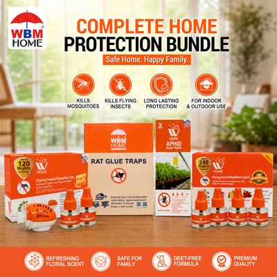 Cockroach & Fly Trap Bundle – Complete Glue Trap Pest Control Kit | WBM Mart