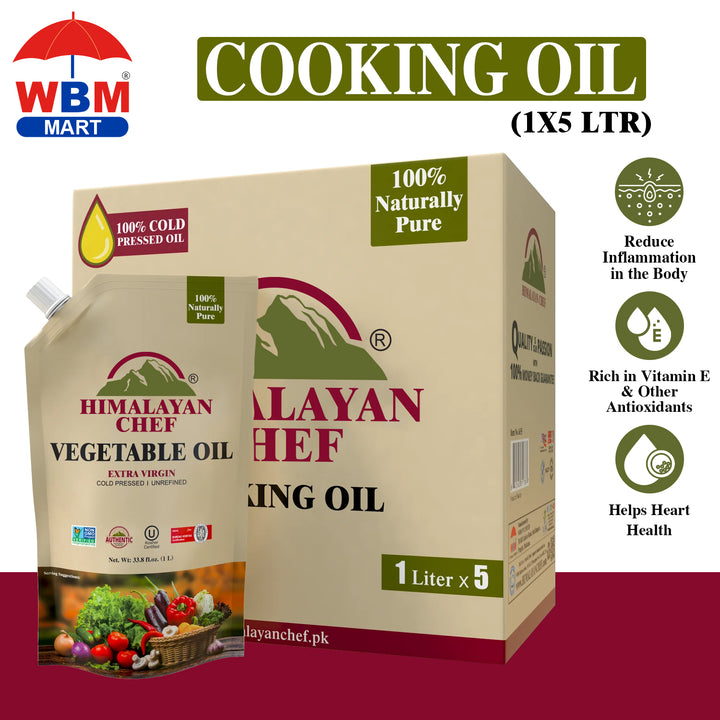 Cooking Oil - 11 lbs (1x5 Ltr) | Himalayan Chef