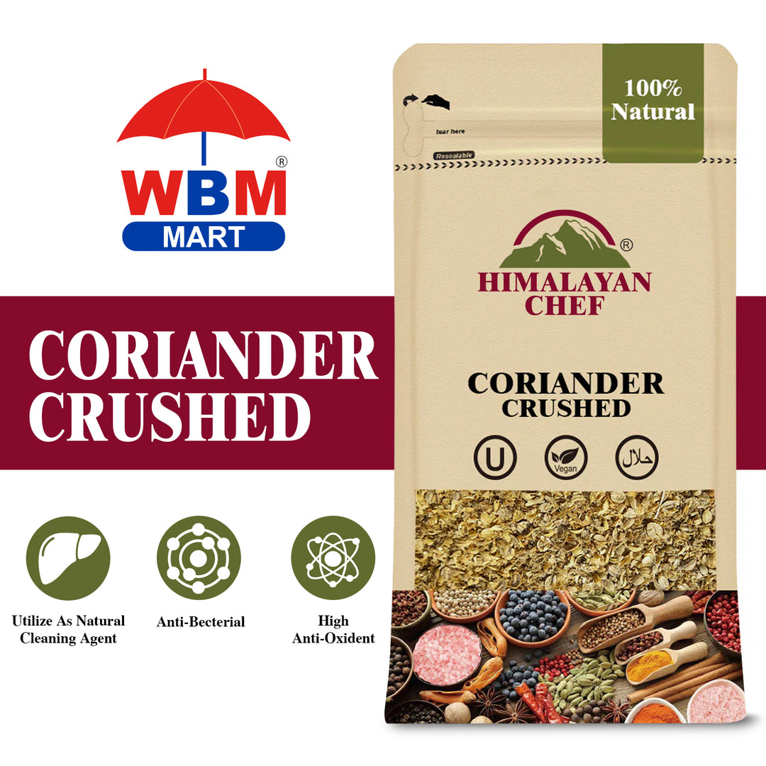 Coriander Crushed - 0.22 lbs (100g) | Himalayan Chef
