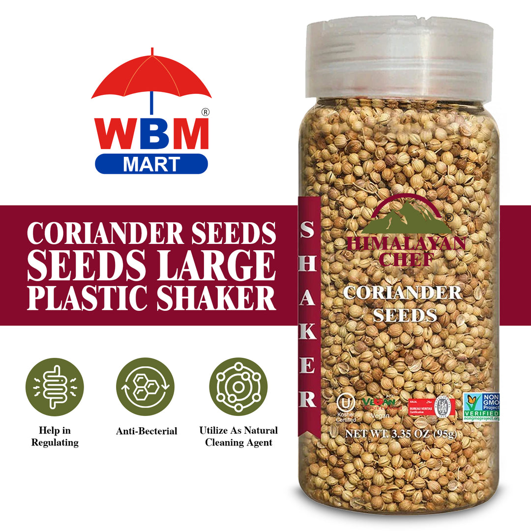 Coriander Seeds Large Plastic Shaker - 95g | Himalayan Chef