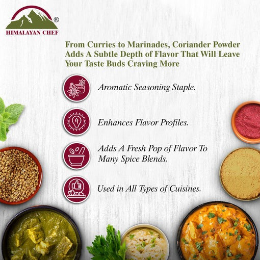 Coriander Powder - 0.22 lbs (100g) | Himalayan Chef