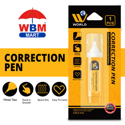 Correction Pen - 8 ml | WBM World