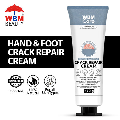 Hand and Foot Crack Repair Cream - 100g | WBM Care