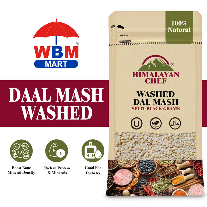 Daal Mash Washed - 2 lbs (908g) | Himalayan Chef