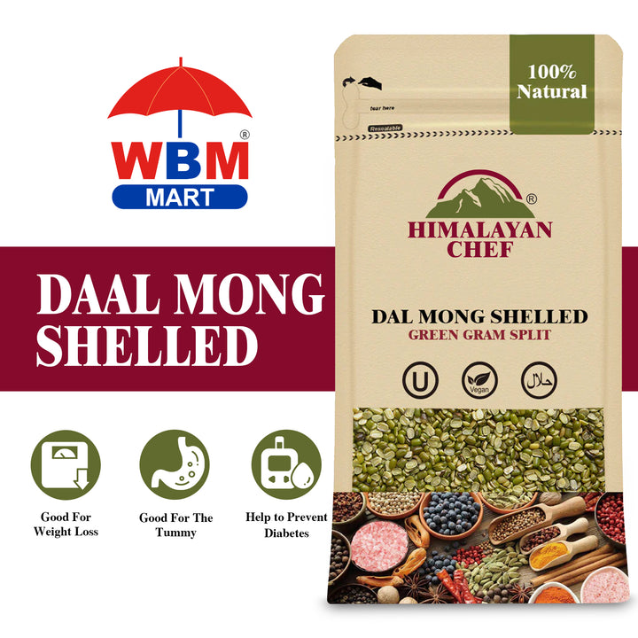 Daal Mong Shelled - 1 lbs (454g) | Himalayan Chef