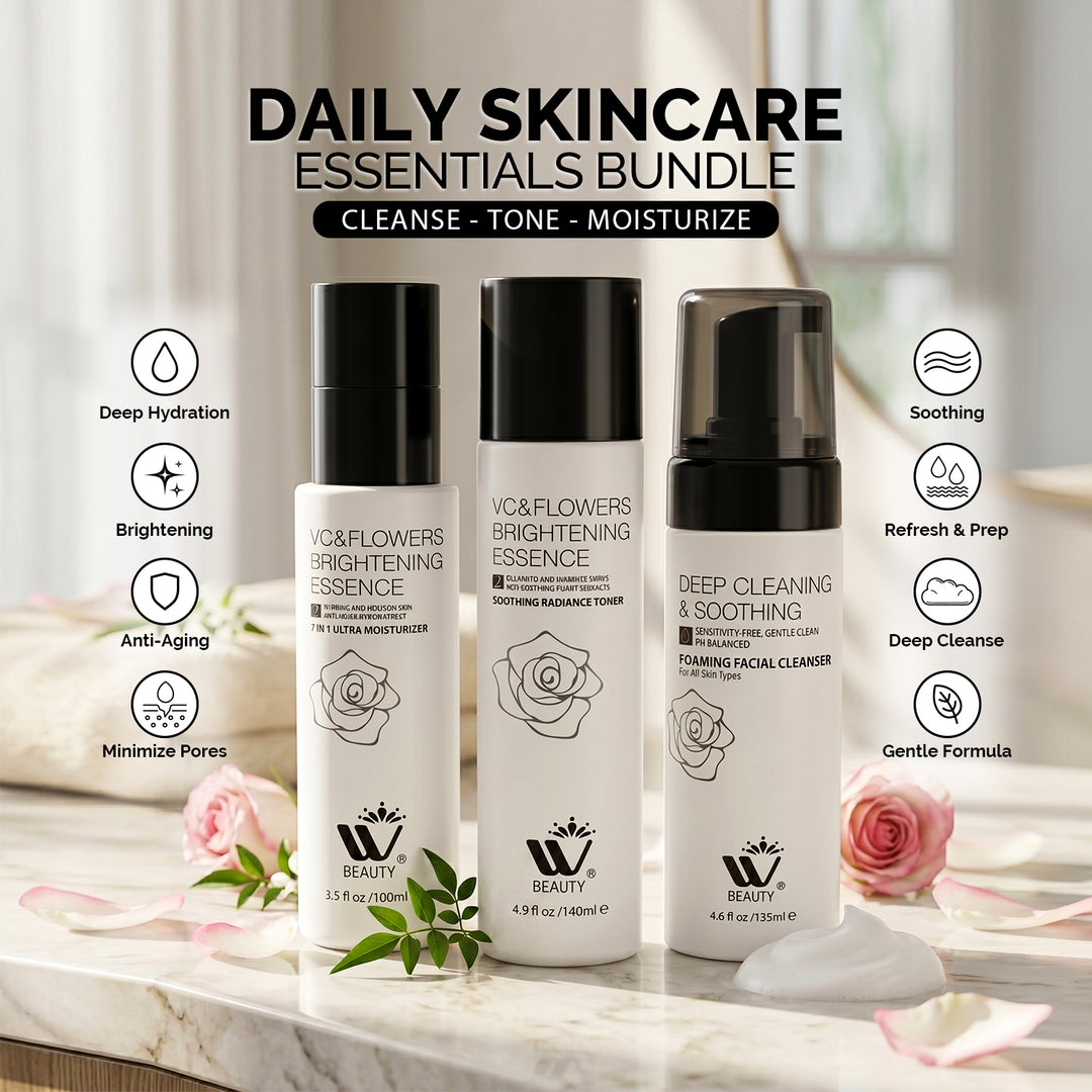 Daily Skincare Essentials Bundle | WBM MART