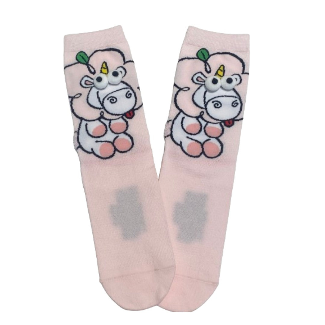 Daisy Minions Character Crew Socks for Casual Comfort | WBM MART