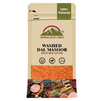 Daal Masoor Washed - 2 lbs (908g) | Himalayan Chef