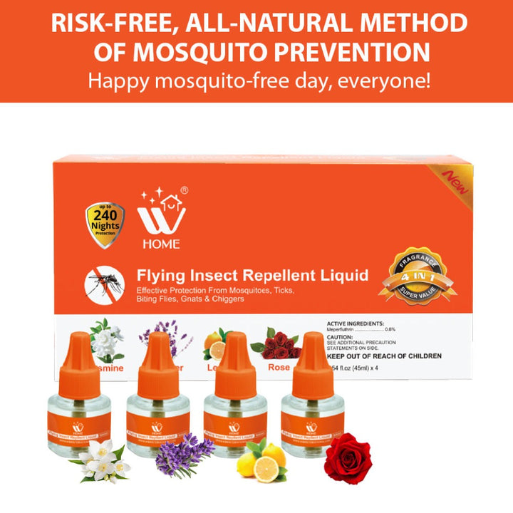 Dengue Defense Kit | 3-in-1 Liquid Machine Set + Mosquito Repellent Liquid Refills | WBM Home