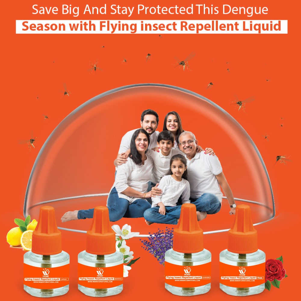 Dengue Defense Kit | 3-in-1 Liquid Machine Set + Mosquito Repellent Liquid Refills | WBM Home