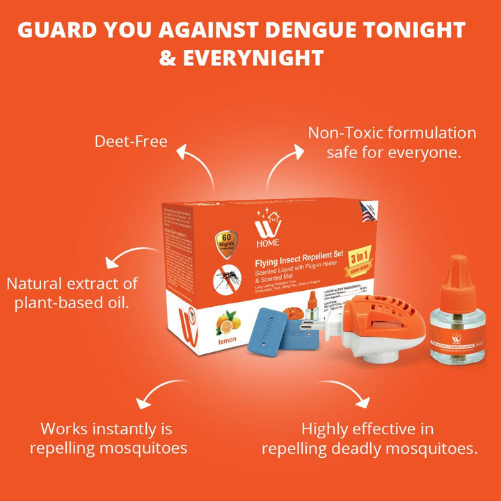 Dengue Defense Kit - 3-in-1 Liquid Machine Set | WBM Home