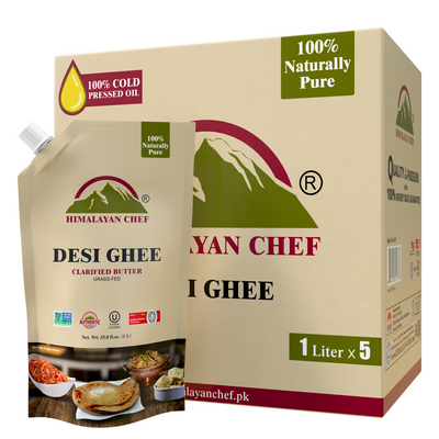 Desi Ghee-Craft bag - 11 lbs (1x5 Ltr) | Himalayan Chef