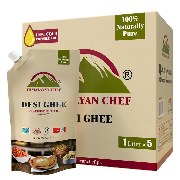 Desi Ghee-Craft bag - 11 lbs (1x5 Ltr) | Himalayan Chef