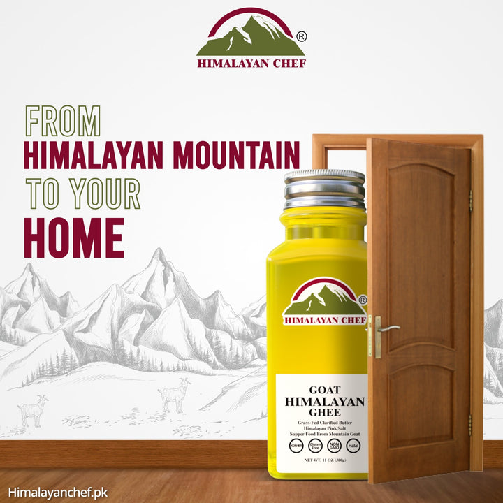 Himalayan Desi Goat Ghee- Square Plastic jar 0.66 lbs (0.3 Ltr)