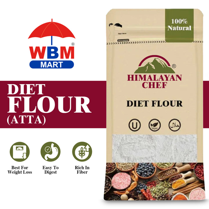 Diet Flour (Atta) - 1.76 lbs (800g) | Himalayan Chef