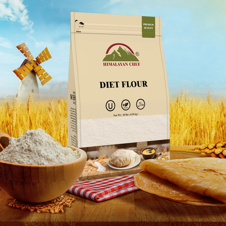 Diet Flour (Atta) - 10 lbs (4540g) | Himalayan Chef