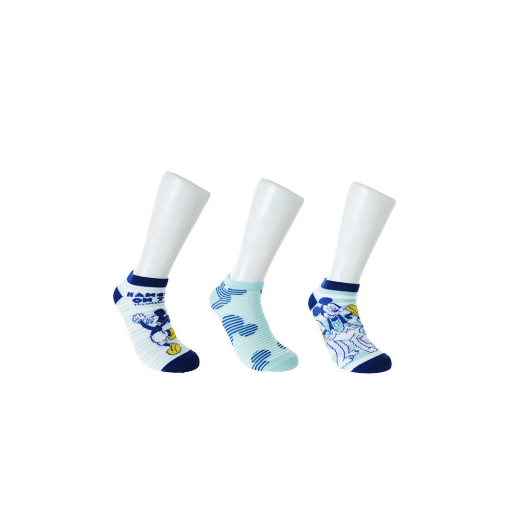Disney Mickey Mouse Low Cut Casual Socks Set (3 Pairs) | WBM MART