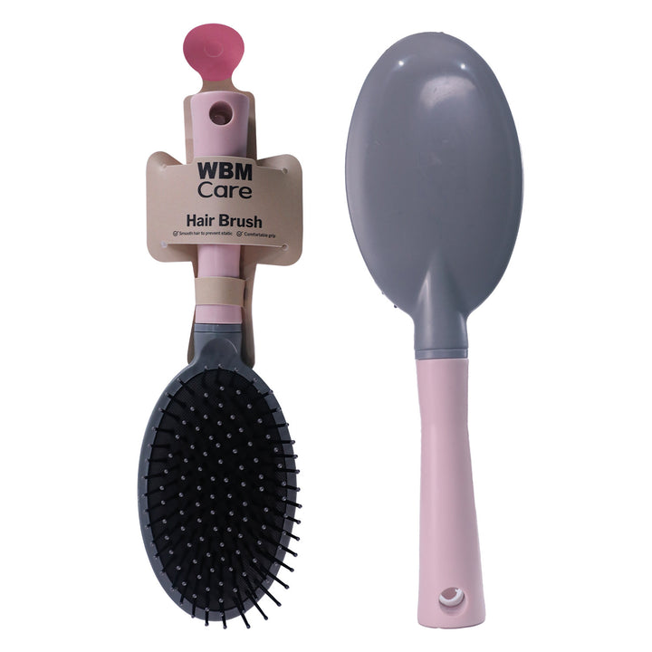 Grey Oval Hair Brush | WBM Care