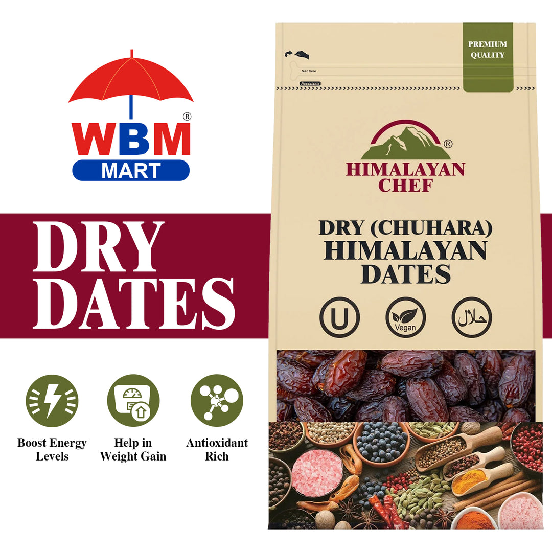 Dry Dates - 0.9 lbs (400g) | Himalayan Chef