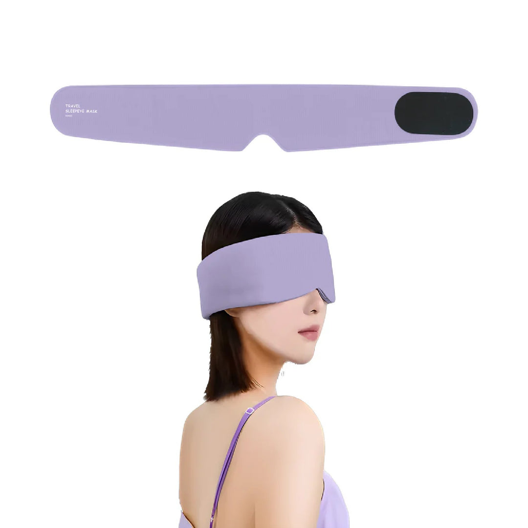 Purple Travel Blackout Sleep Eye Mask | WBM MART
