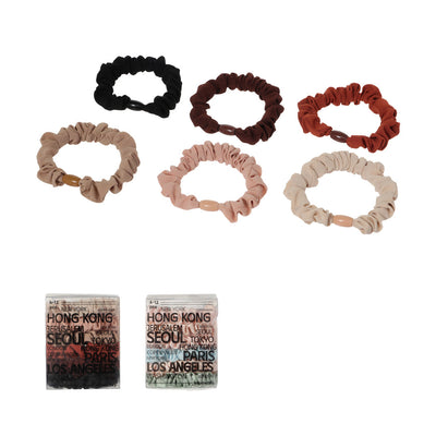 Elegant Hair Ties Set of 6 in Storage Box | WBM MART