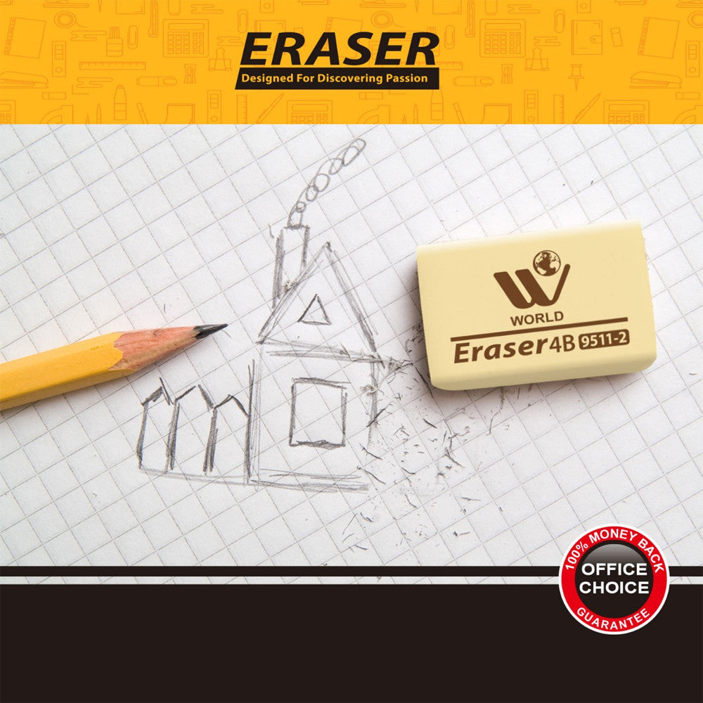 Erasers - 4 Pcs | WBM World