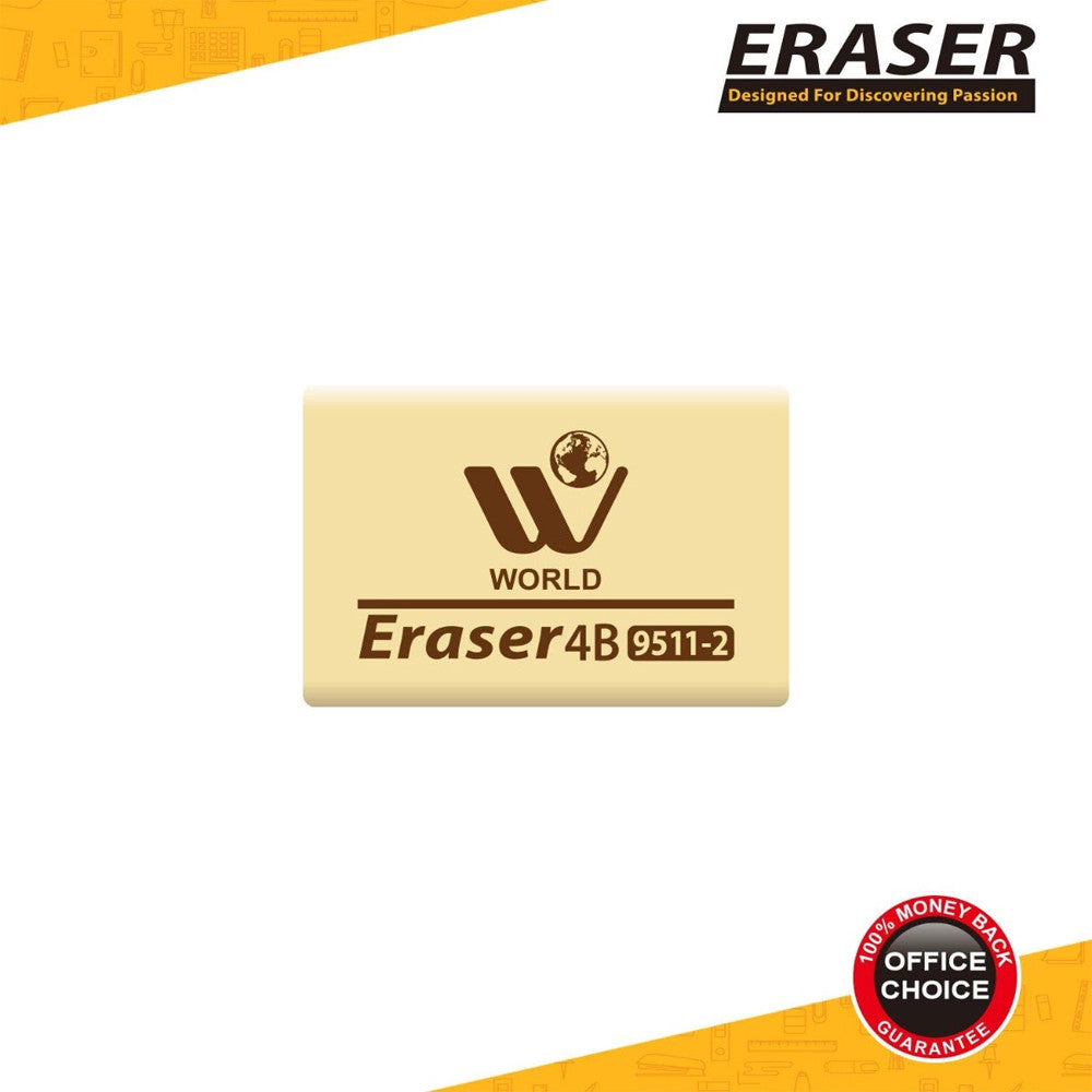Erasers - 4 Pcs | WBM World