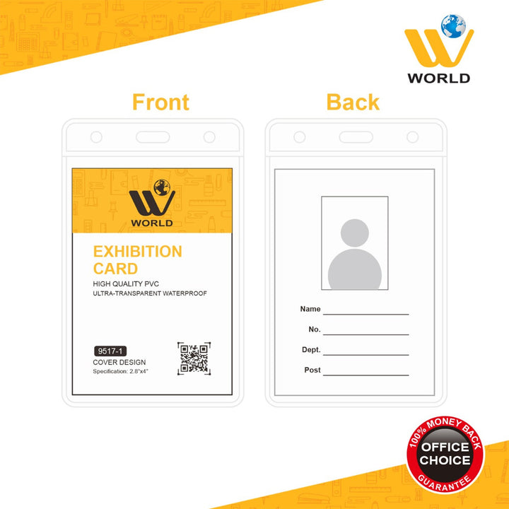 Exhibition Card PVC Exhibition Cards 12 Pcs |  WBM World
