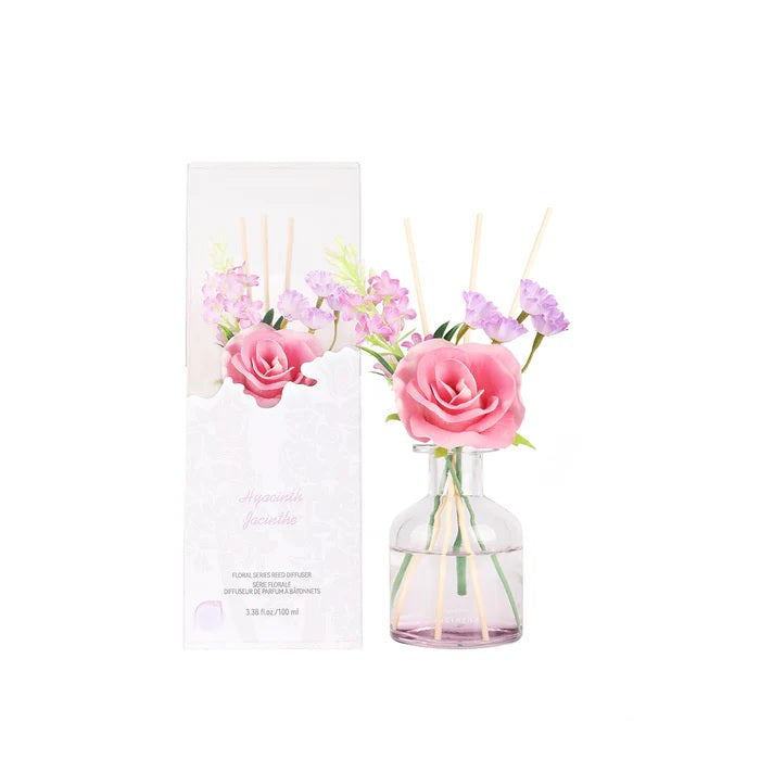 Floral Series 2.0 Reed Diffuser (Hyacinth) (100mL) | WBM MART