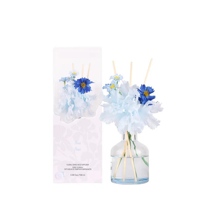 Floral Series 2.0 Reed Diffuser (Iris) (100mL) | WBM MART
