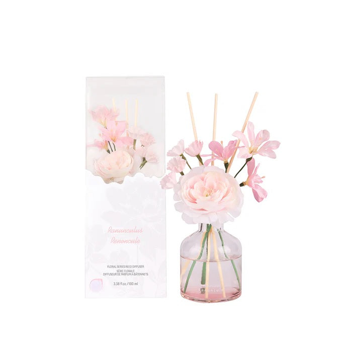 Floral Series 2.0 Reed Diffuser (Ranunculus) (100mL) | WBM MART