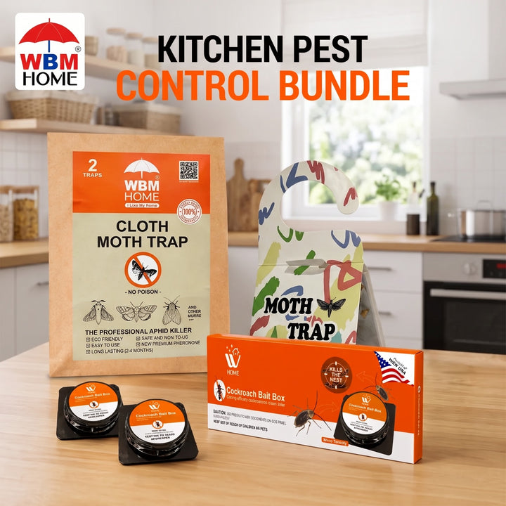 Kitchen Pest Control Kit – Cockroach &amp; Bait Trap Combo | WBM Mart