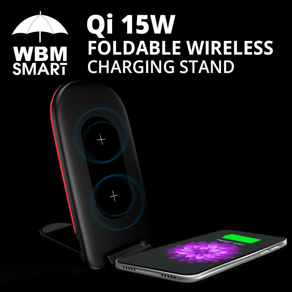 Foldable Wireless Charging Stand | WBM Smart