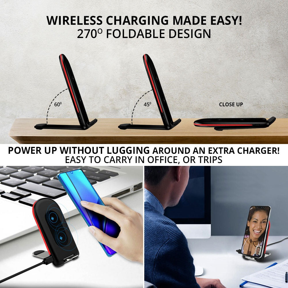Foldable Wireless Charging Stand | WBM Smart