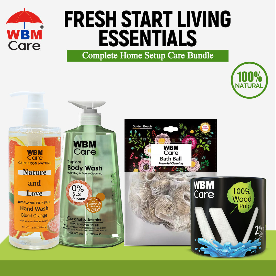 Fresh Start Living Essentials – Complete Home Setup Care Bundle | WBM Mart